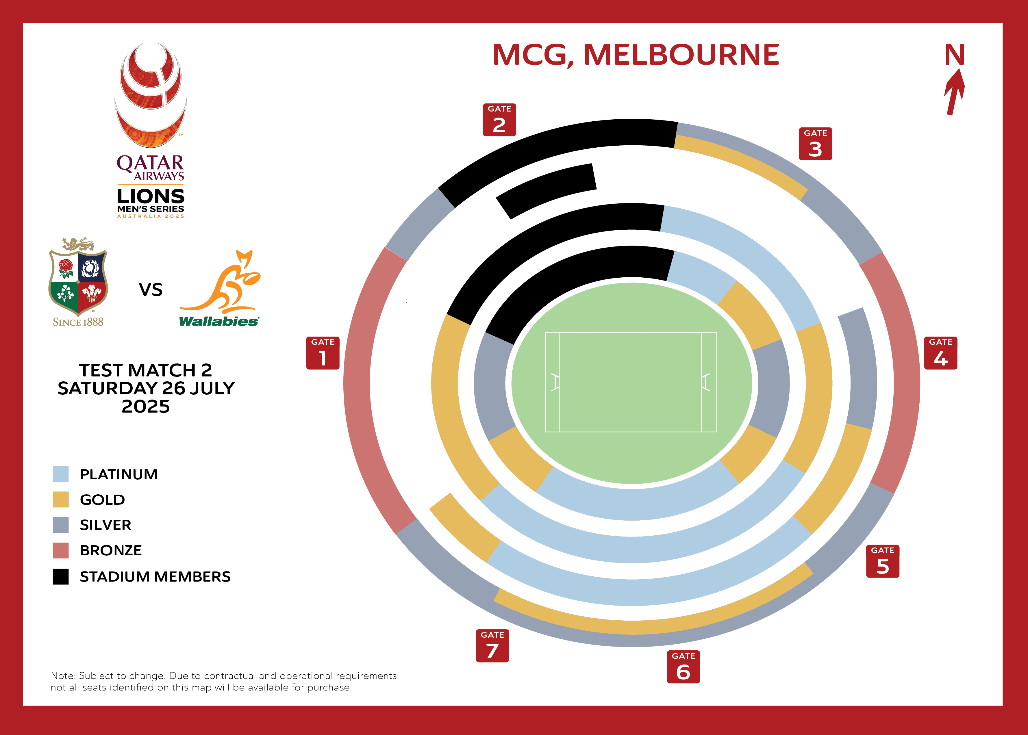 Lions v Wallabies Melbourne Map_Updated Nov 2024