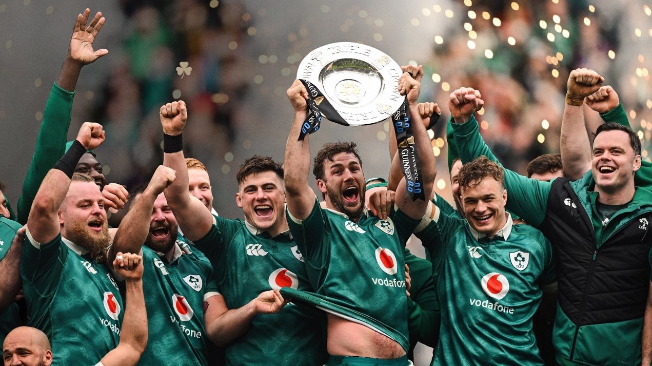 Highlights Of Ireland's Triple Crown Win Against Scotland