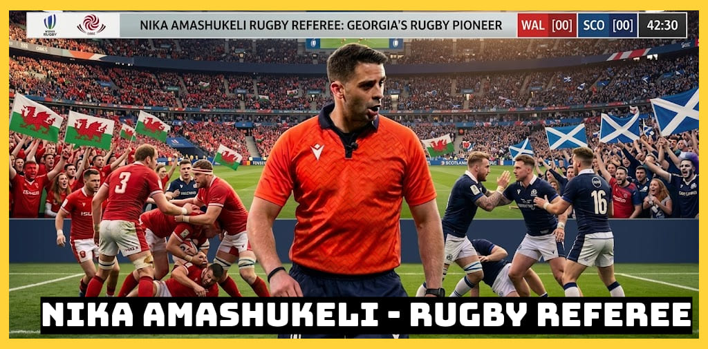 Nika Amashukeli Rugby Referee