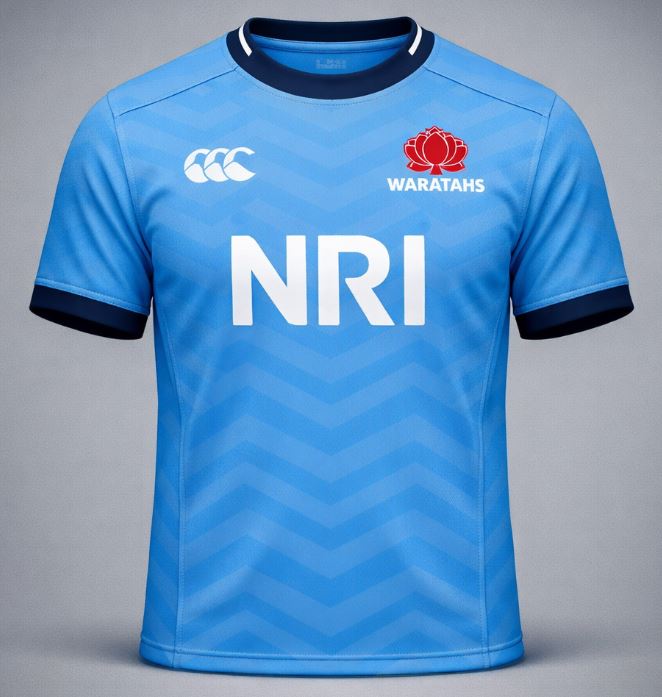 NSW Waratahs Super Rugby 2026 home jersey official design