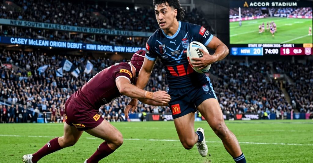 Casey McLean's Shock Origin Debut Inside His NSW Blues Cameo and Kiwi Eligibility Controversy