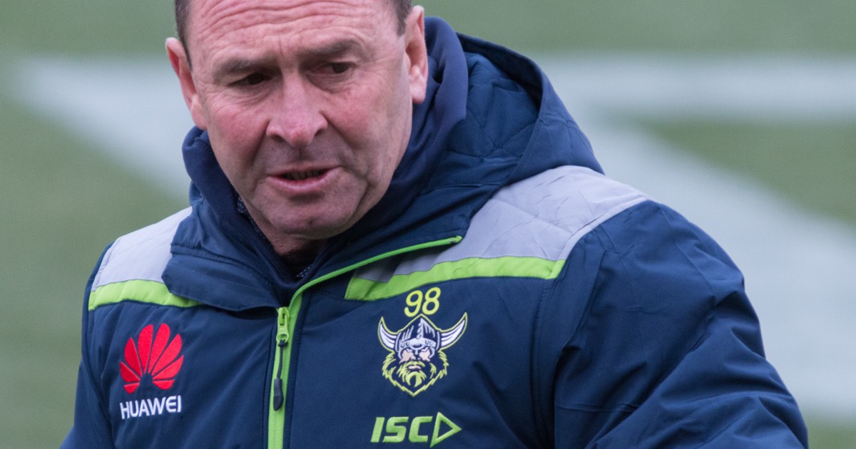 Ricky Stuart in Canberra Raiders coaching gear